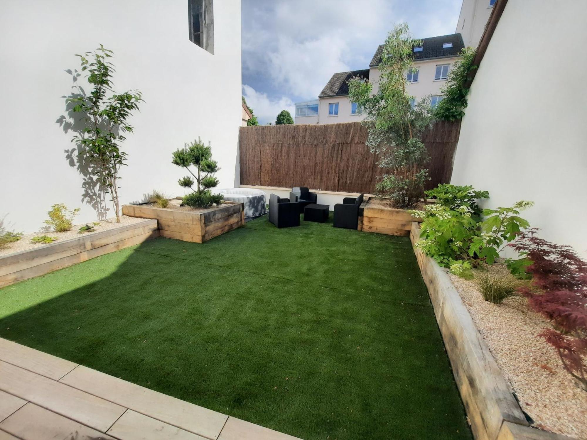 L'Oasis - Maison Design Avec Jardin Et Spa Dijon Luaran gambar