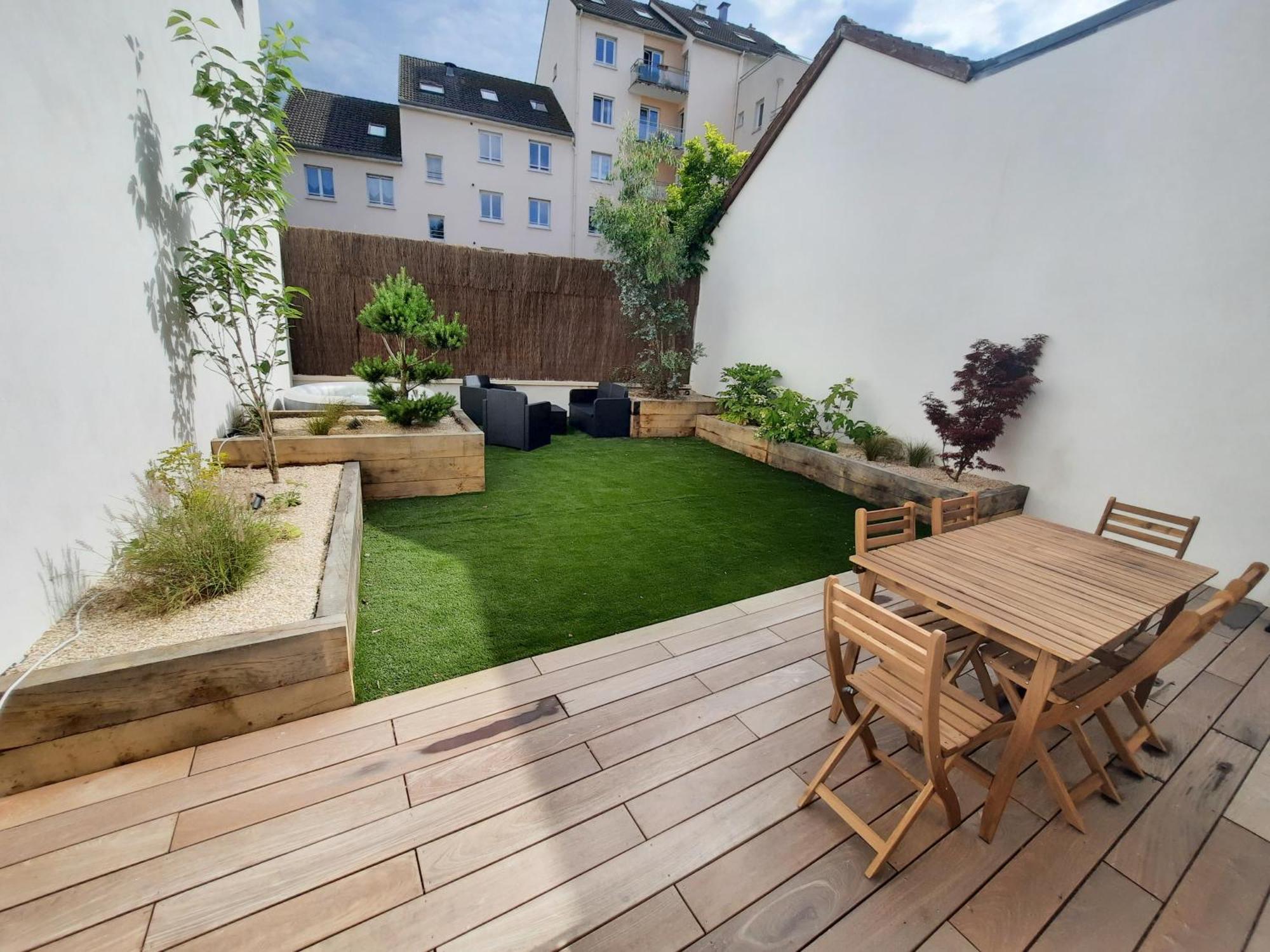 L'Oasis - Maison Design Avec Jardin Et Spa Dijon Luaran gambar